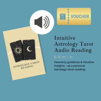 Gift Voucher – Intuitive Astrology Tarot Audio Reading (14-Card Spread)